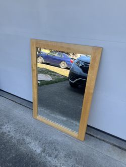 Maple Wood Mirror