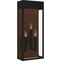 Quoizel MAE8410MBK Outdoor Wall Lantern, Matte Black