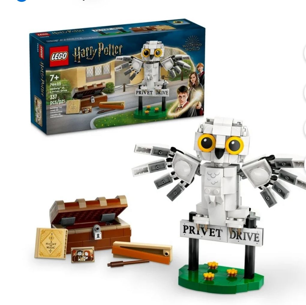 LEGO Harry Potter Hedwig at 4 Privet Drive