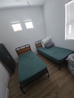 2 standard twin beds