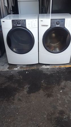 Set de Lavadora y secadora MARCA Kenmore eléctrica 3 meses de GarantÃa delivery