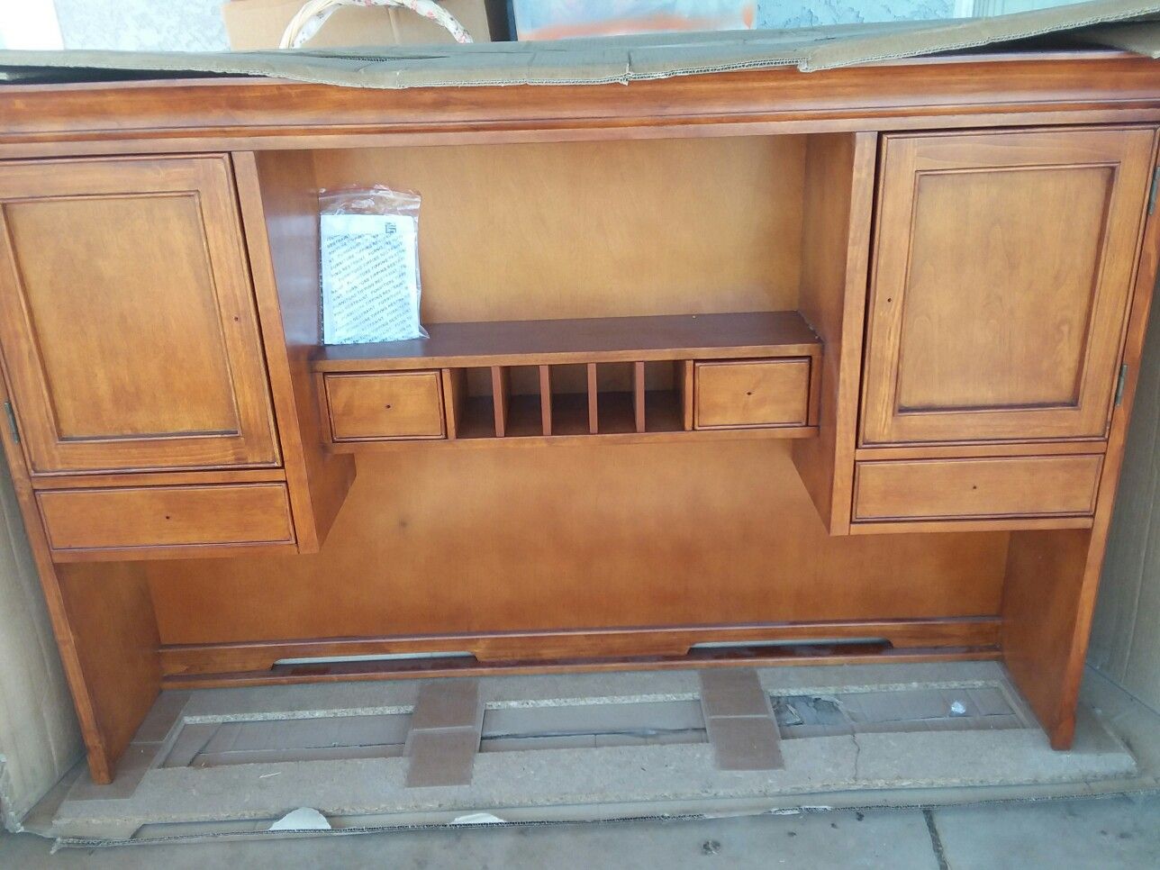 Brand new Executive desk Hutch (Still in box)