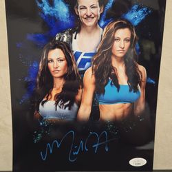 Miesha Tate Signed 8x10 Glossy Photo JSA Authenticated UFC 