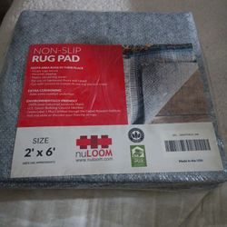 NEW ,  NON SLIP Rug Pad 2'x 6'
