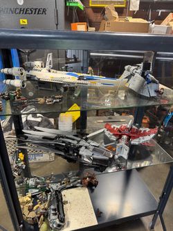 Legos - star wars and dune. Built but with boxes
