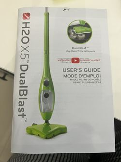 H2O X5 DualBlast Steamer Mop