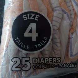 Dipers Size 4 I Have More Then One