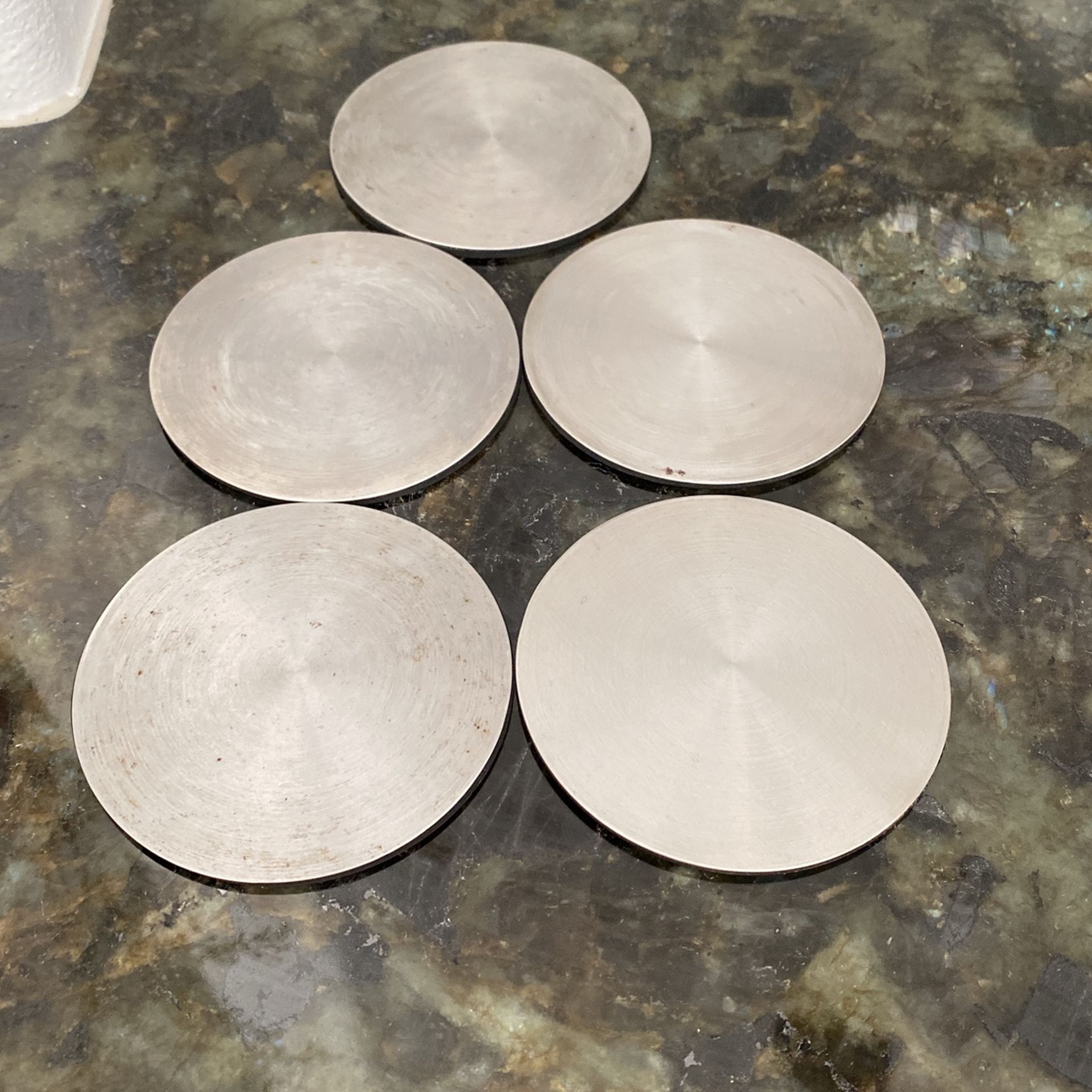 Stainless Steel Coaster Set Of 5