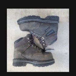 Boots, Size 6, Steel Toed, "Wolverine"