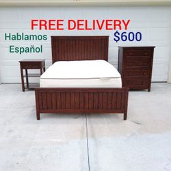 Full Size Bedroom Set 🚛 FREE DELIVERY 🚛 
