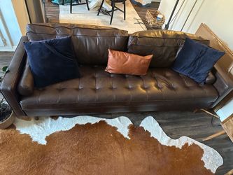 Leather sofa
