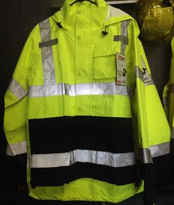Class 3 Breathable, Waterproof, High Visibility Jacket