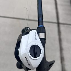 Okuma Stratus L Baitcaster With Quantum 7’ MH 54 Million Modulus Rod 