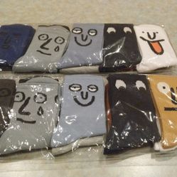 Two Sets Of Children Unisex Socks. Total Of 20 Socks, Size M