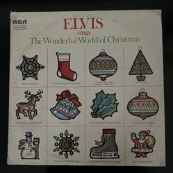 Elvis Presily/"Elvis Sings The Wonderful World Of CHRISTMAS" 1971 LP Stereo