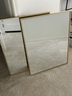 gold mirrors