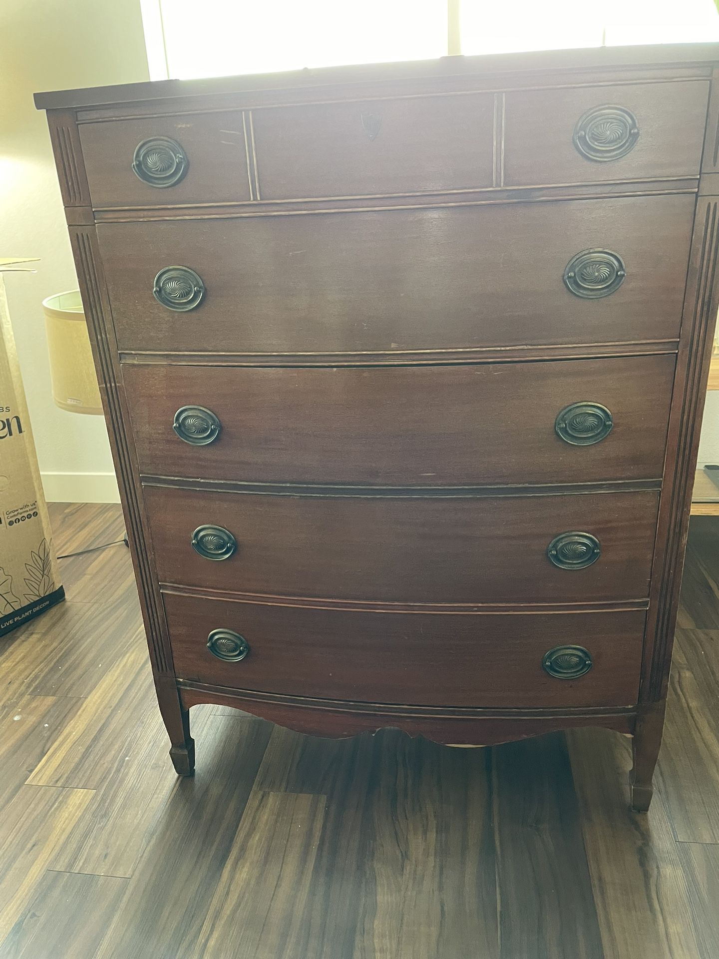 Vintage Dixie Five Drawer Dresser