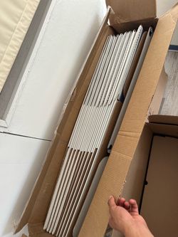 White Vertical Blind Slats Set
