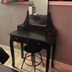 Vanity With Stool 