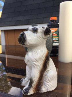 Hand crafted Ceramic dog made in Brazil