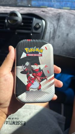 black and white bolt pokemon tin