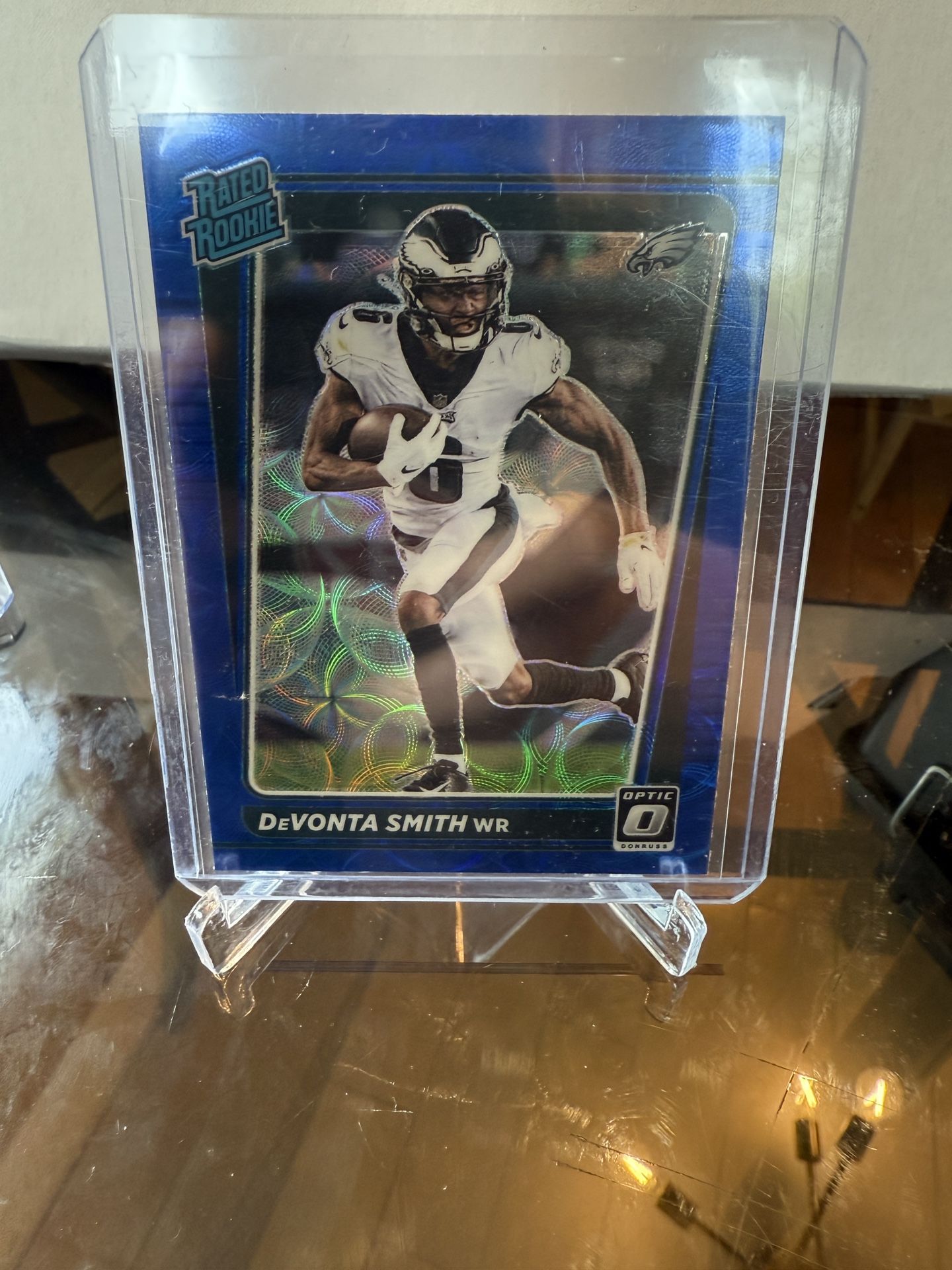 Devonta Smith, blue scope, rated rookie