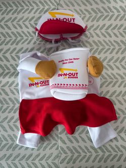 In-N-Out Burger Dog Costume – Size Small – Like New