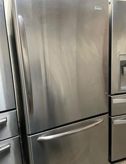 Kenmore Bottom Freezer Stainless Refrigerator Fridge
