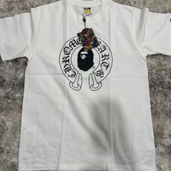 chrome hearts X BAPE shirt