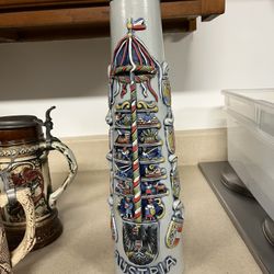 Vintage Belgium Stein Mug 