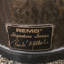 Remo Pro Paulo Mattioli Signature Series Metalized Bronze Djembe Drum 13x25