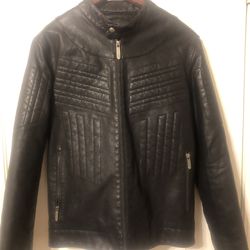 Women’s American Breed Black Leather Jacket Size Small