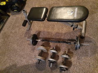 Weights and bench