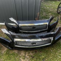 Infiniti Q50 Front Bumper With Grill