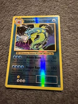 Pokemon Gyarados Holo Rare Pokémon Card