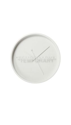 OFF WHITE X IKEA TEMPORARY CLOCK
