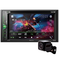 New Pioneer car stereo with backup camera and installation. Bluetooth USB auxiliary touchscreen DVD