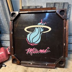 Miami Heat Vice Domino table - Cohiba Cigars As domino holder 