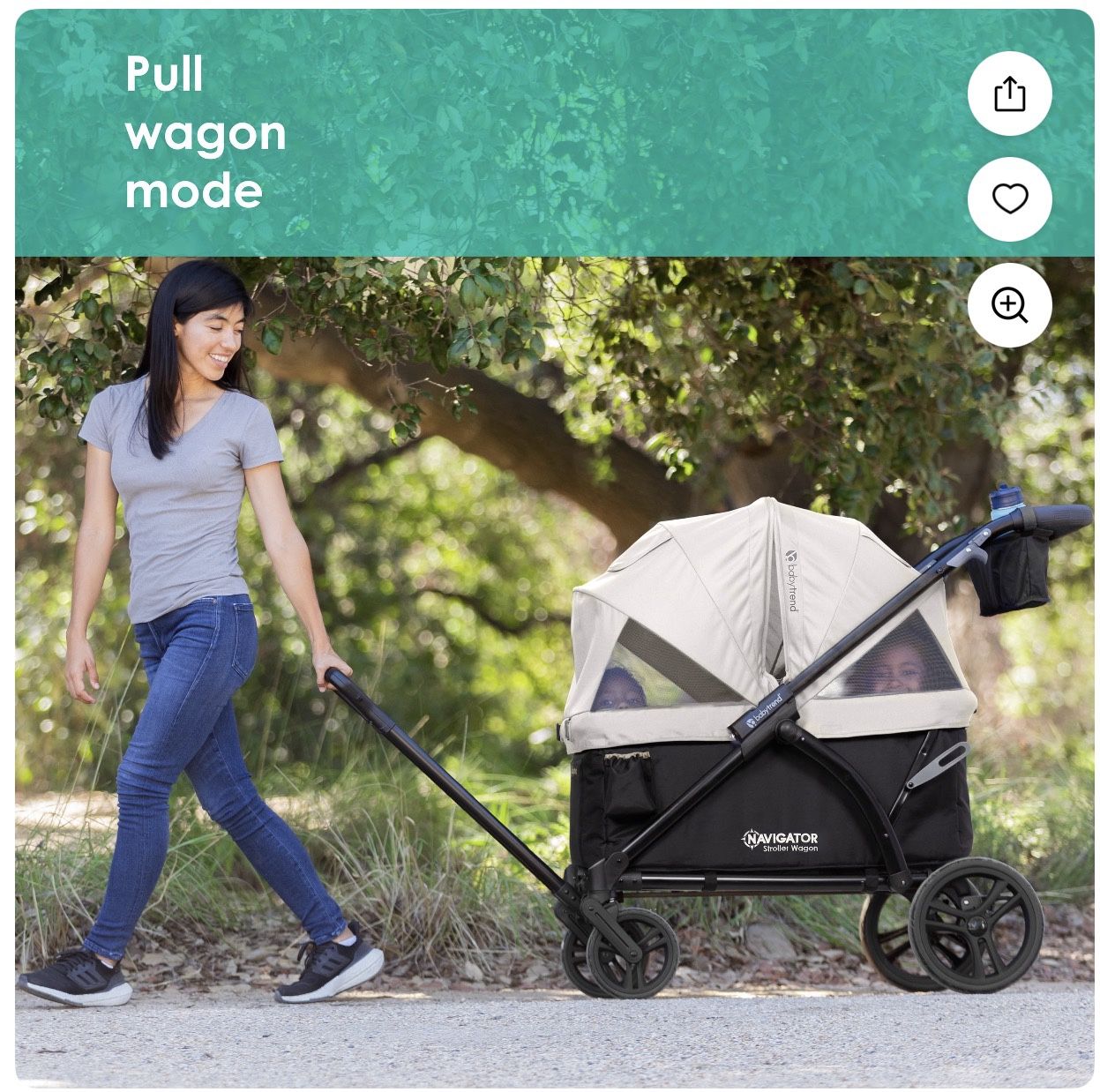 baby trend navigator 2 in 1 stroller wagon - benaras.co