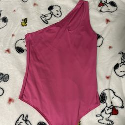 Pink Cut Out Bodysuit