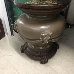 Dining Table Base  W Glass Top