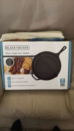 12 inch cast-iron skillet brand new