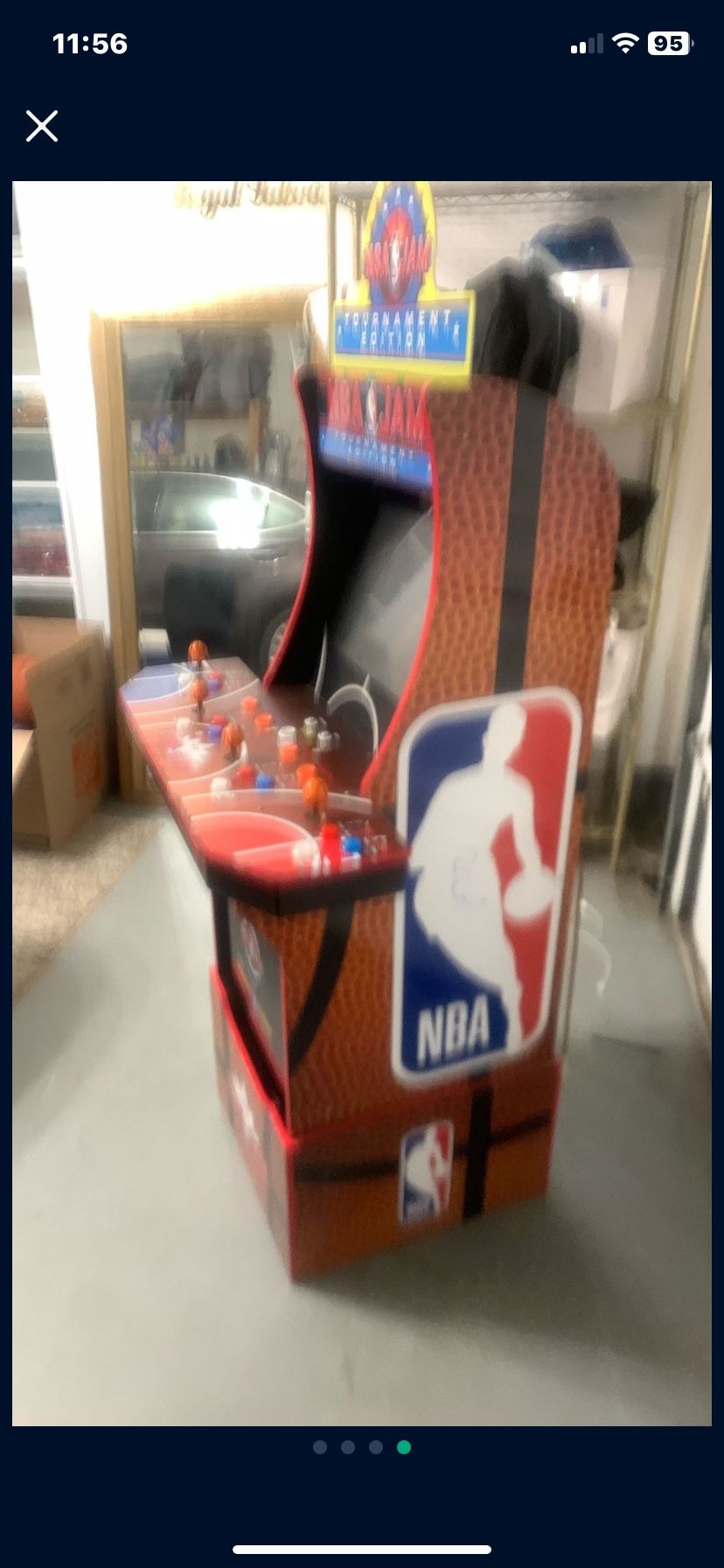 Arcade1Up - NBA Jam Deluxe 2-Player Control Panel Arcade Machine - Orange
