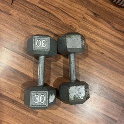 30 Pound Dumbbells