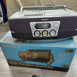 Sony CFD-S40CP Radio Cassette  CD
