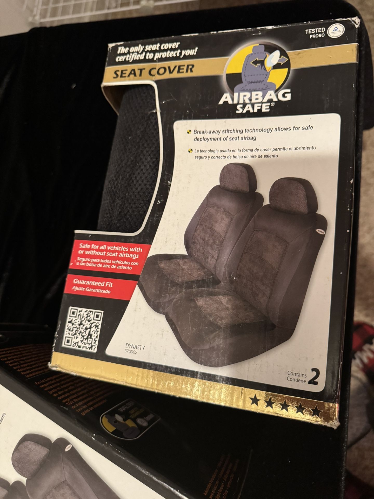 Air Bag Safe Car seat covers New 2pcs Set