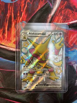 Alakazam EX 215/091 Pokémon Sv: Paldean Fates Shiny Ultra Rare Full Art 