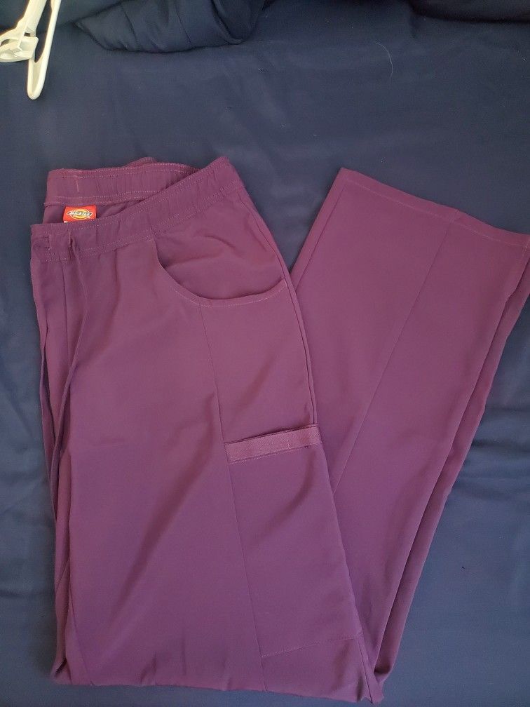 Dickies Small Purple Scrub Pants 