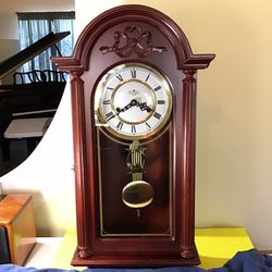 Grandfather Clock Vintage Key Wound