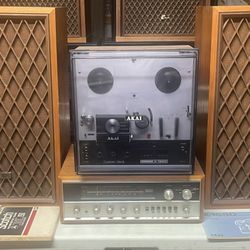 AKAI X-165D And 2 Speakers RS And Receiver Allied Model 395 2 Taps And Book Wire 